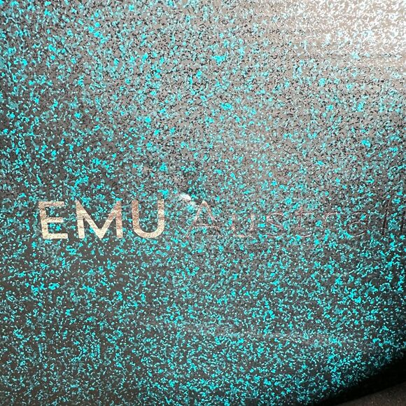 EMU Australia Beach Mini Leather Merino Wool Lining Boots Black Women's 5 NWB - Picture 14 of 14